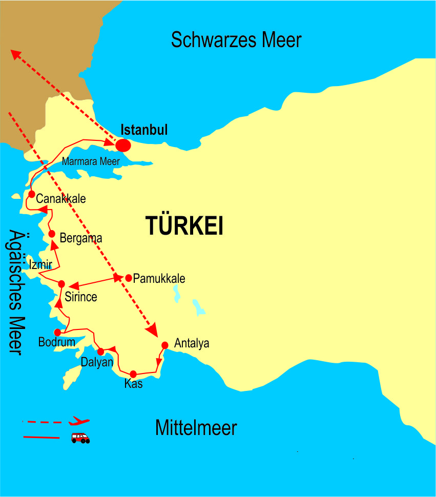Westtürkei - von Lykien über Troja bis zum Byzantion | Kulturreisen Gordion